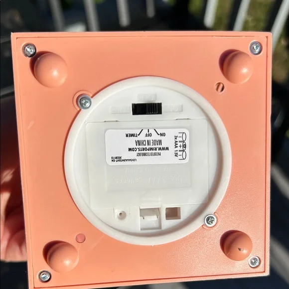 Decorative Rustic 7” Pink Lantern Set - Picture 3 of 4